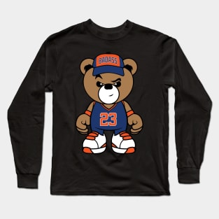 basketball teddy bear Long Sleeve T-Shirt